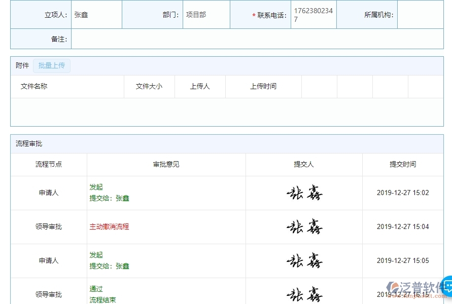 四、泛普軟件-園林工程立項項目明細查詢管理系統(tǒng)的主要內(nèi)容
