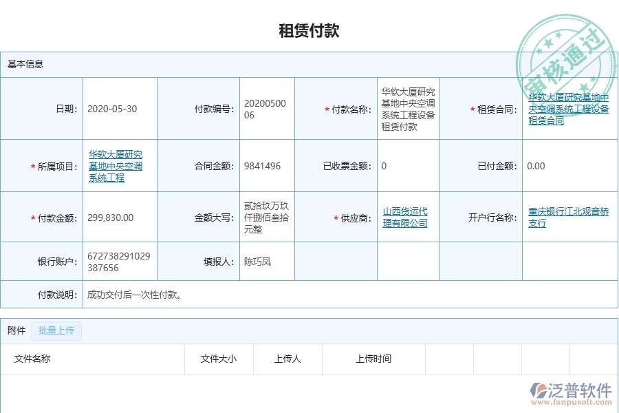 四、泛普軟件-幕墻工程企業(yè)管理系統(tǒng)中租賃付款列表的優(yōu)點(diǎn)與缺點(diǎn)