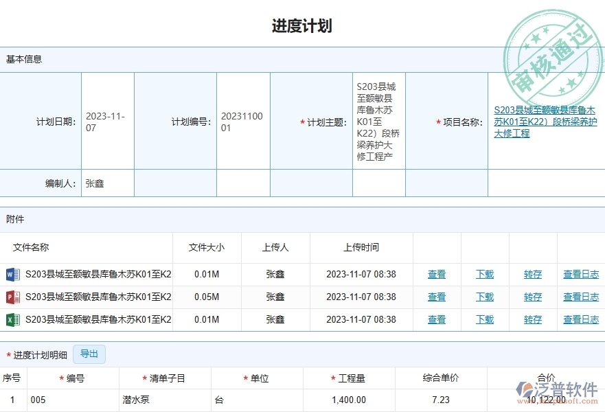 三、路橋工程企業(yè)使用泛普軟件-工程產(chǎn)值進度計劃管理軟件的好處是什么