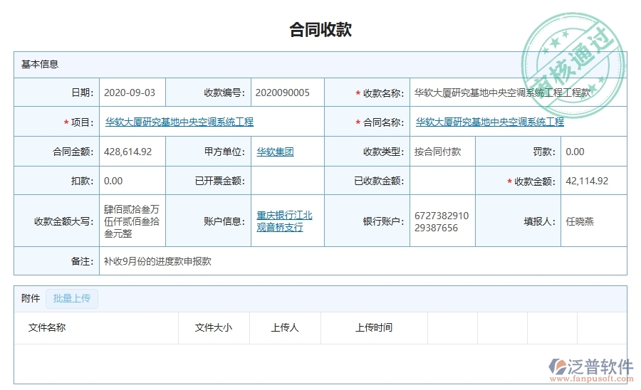 二、泛普軟件-弱電工程企業(yè)管理系統(tǒng)的管控點
