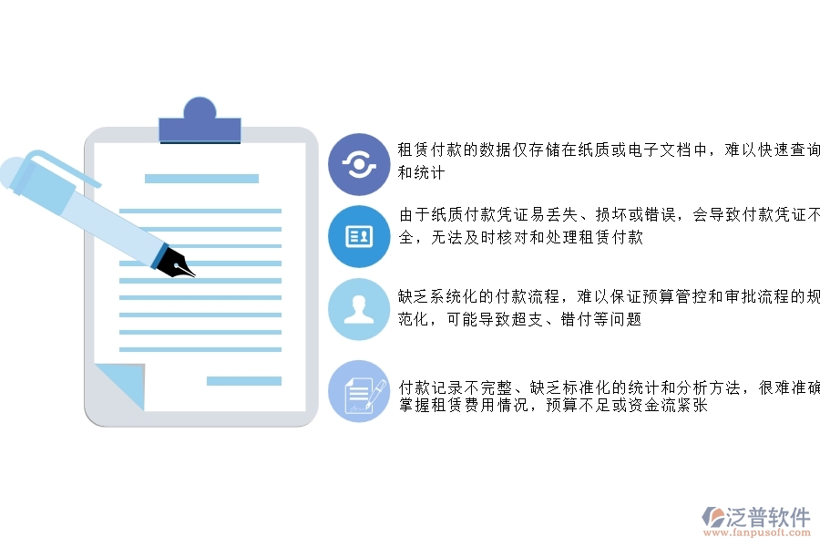 、幕墻工程公司沒有使用系統(tǒng)時(shí)在租賃付款方面遇到的問題有哪些