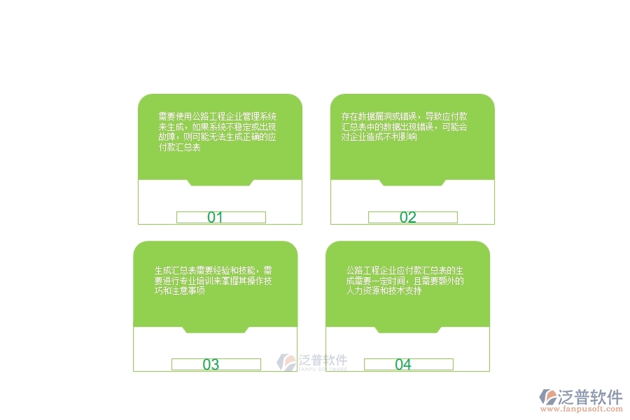 一、公路工程企業(yè)應付款匯總表的不足之處