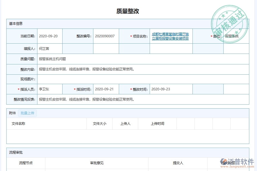 泛普軟件-弱電工程企業(yè)安全質(zhì)量整改管理系統(tǒng)的框架設計思路
