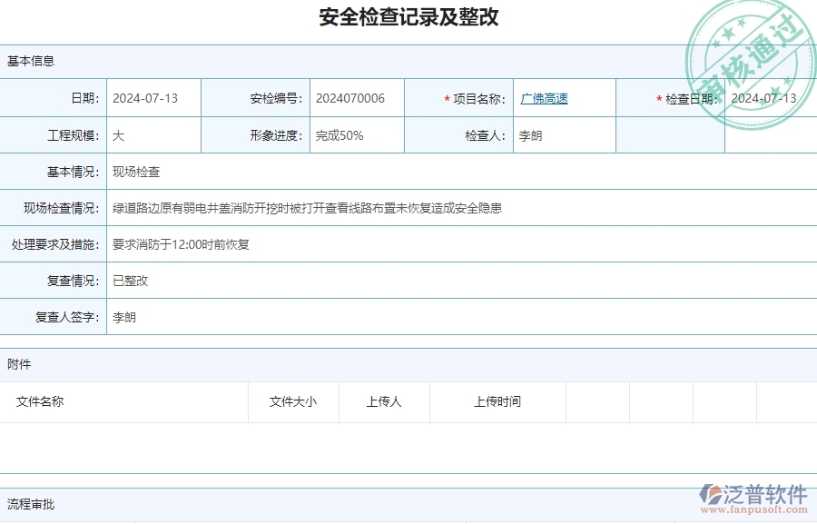 三、泛普軟件-公路工程企業(yè)在安全檢查記錄及整改中需要注意哪些問題