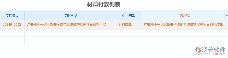 二、泛普軟件-安防工程管理系統(tǒng)如何解決工程企業(yè)的材料付款的痛點(diǎn)