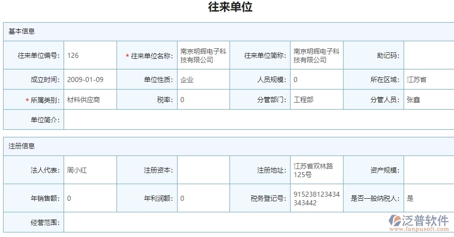 二、泛普軟件-安防工程系統(tǒng)對企業(yè)供應(yīng)商報表管理的作用