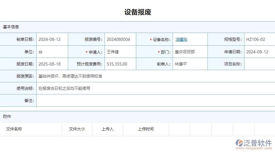 三、泛普軟件-安防工程企業(yè)管理系統(tǒng)中設備報廢的優(yōu)點與缺點