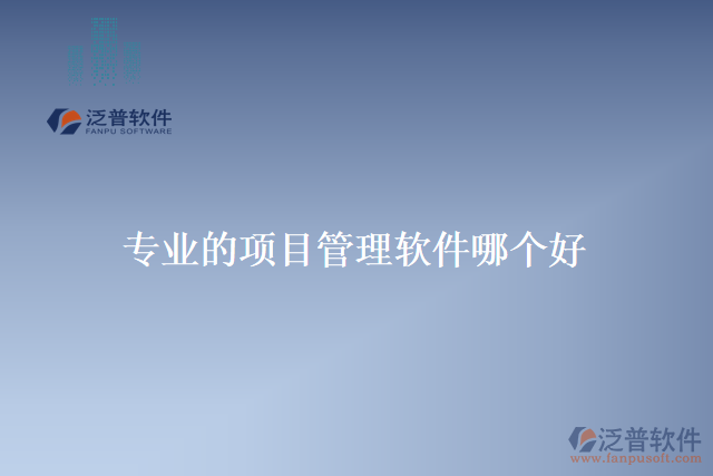 專(zhuān)業(yè)的項(xiàng)目管理軟件哪個(gè)好