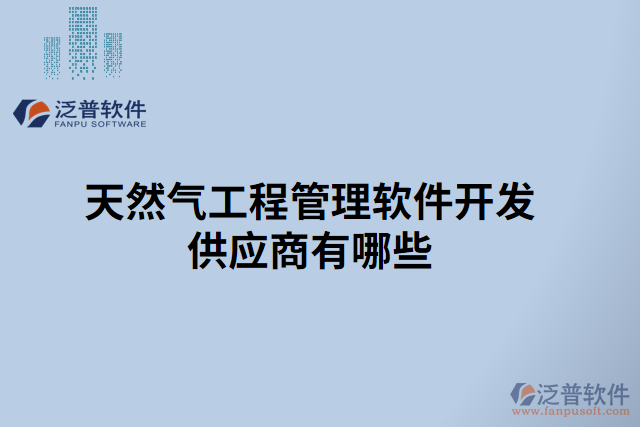 天然氣工程管理軟件開發(fā)供應商有哪些