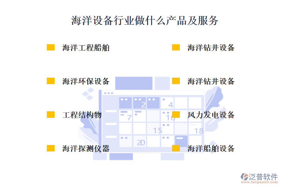 海洋設備行業(yè)做什么產品及服務