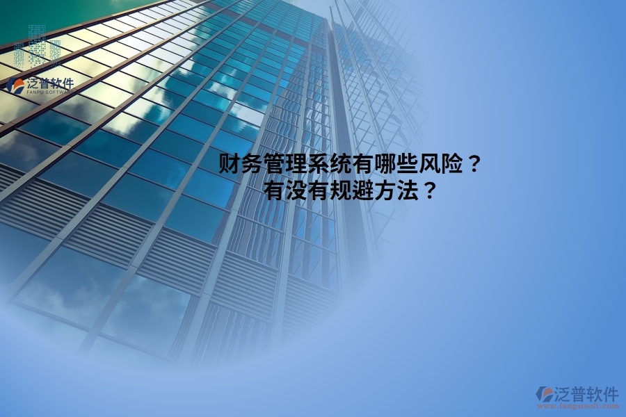 財(cái)務(wù)管理系統(tǒng)有哪些風(fēng)險(xiǎn)？ 有沒有規(guī)避方法？