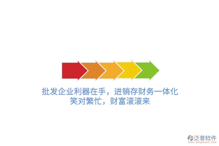 批發(fā)企業(yè)利器在手，進銷存財務一體化，笑對繁忙，財富滾滾來