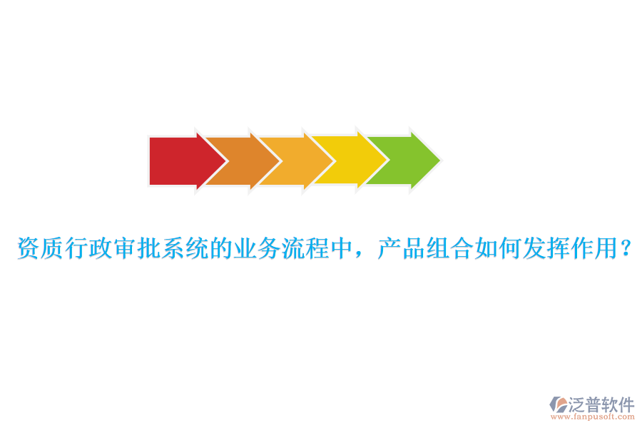 資質(zhì)行政審批系統(tǒng)的業(yè)務(wù)流程中，產(chǎn)品組合如何發(fā)揮作用？